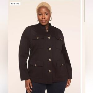 Ponte Twill preppy jacket